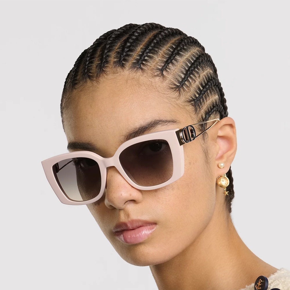 Mắt kính Dior 30Montaigne S13F Nude Square Sunglasses 3