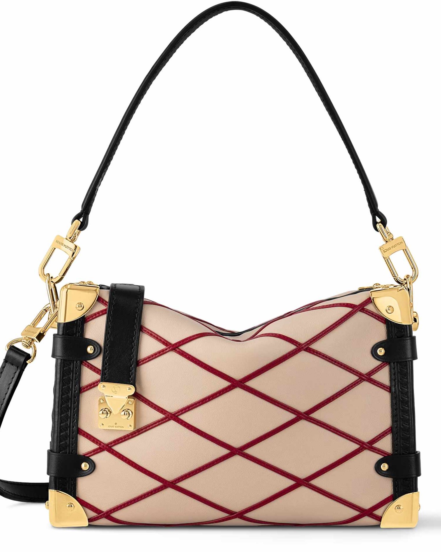 Túi Louis Vuitton Side Trunk MM Malletage Leather Beige M24403 1
