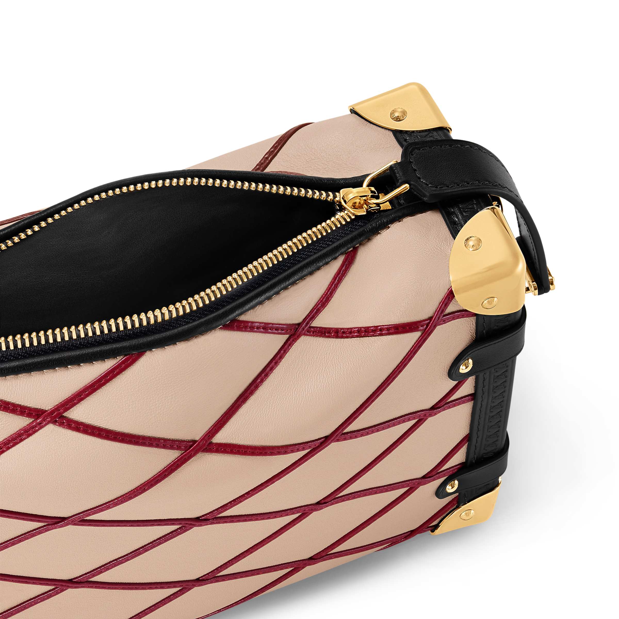 Túi Louis Vuitton Side Trunk MM Malletage Leather Beige M24403 5