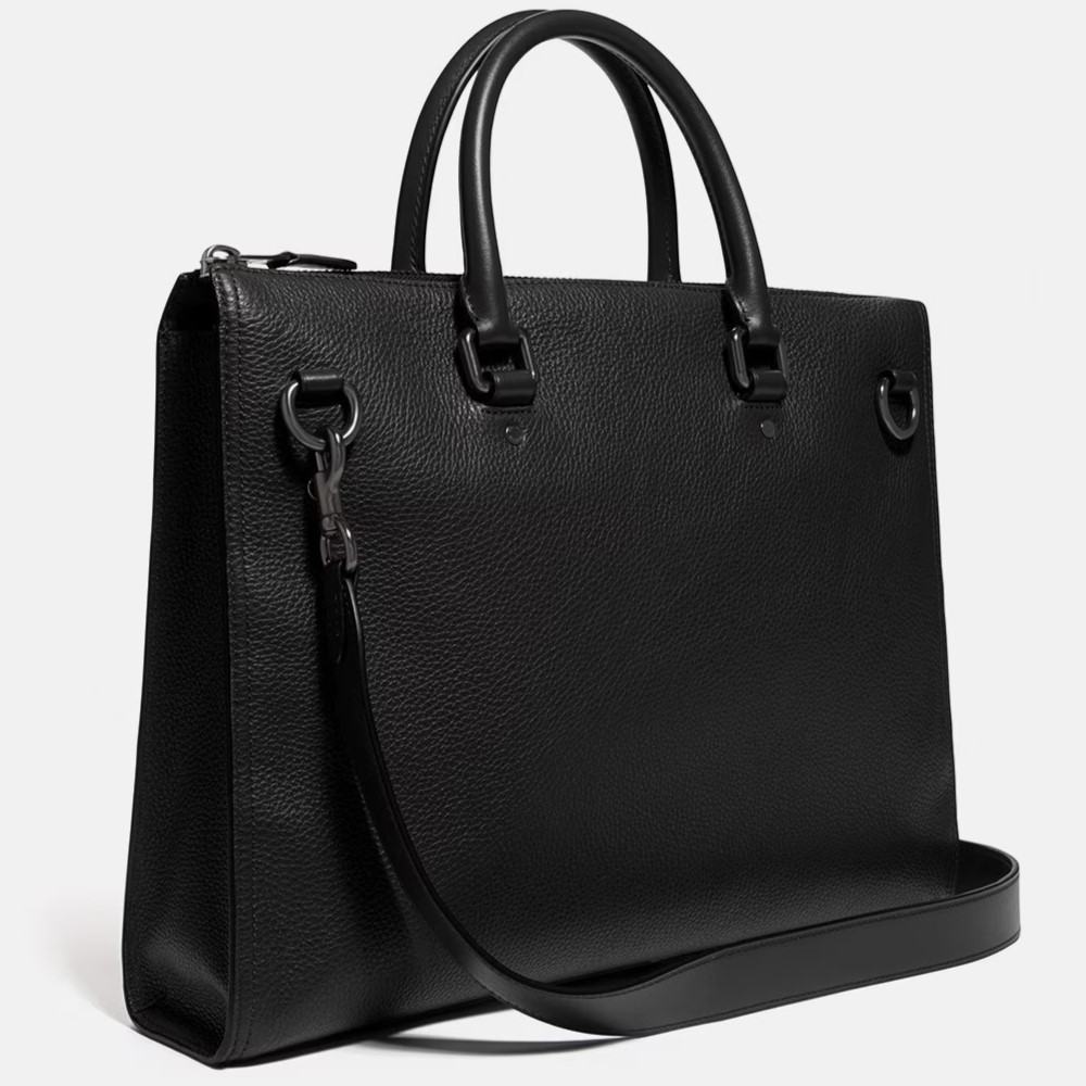 Cặp công sở Coach Gotham Folio Black Laptop Bag C024 5