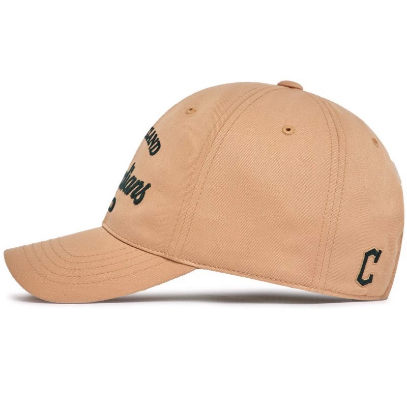 Mũ MLB Varsity Lettering Ball Cap Cleveland Guardians L Camel Cap 3ACPL033N-45CAL 5