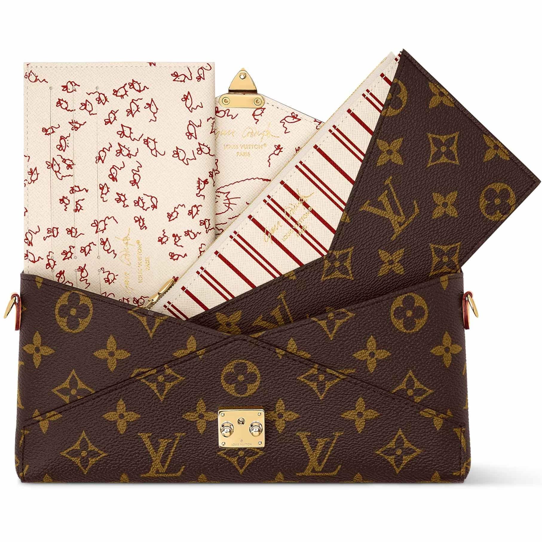 Túi Louis Vuitton Travels With Grace Coddington Kirigami Organizer On Chain 2