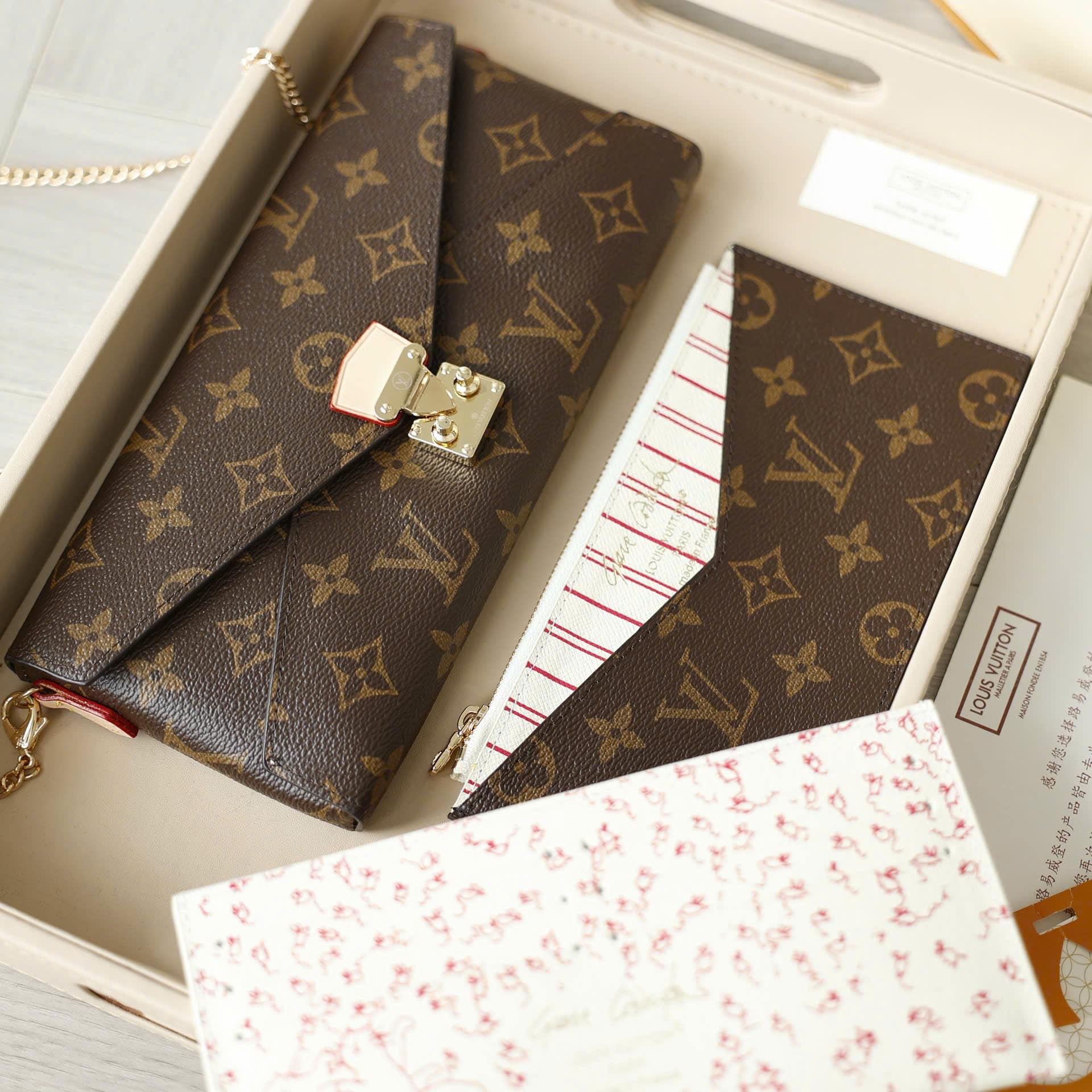 Túi Louis Vuitton Travels With Grace Coddington Kirigami Organizer On Chain 6