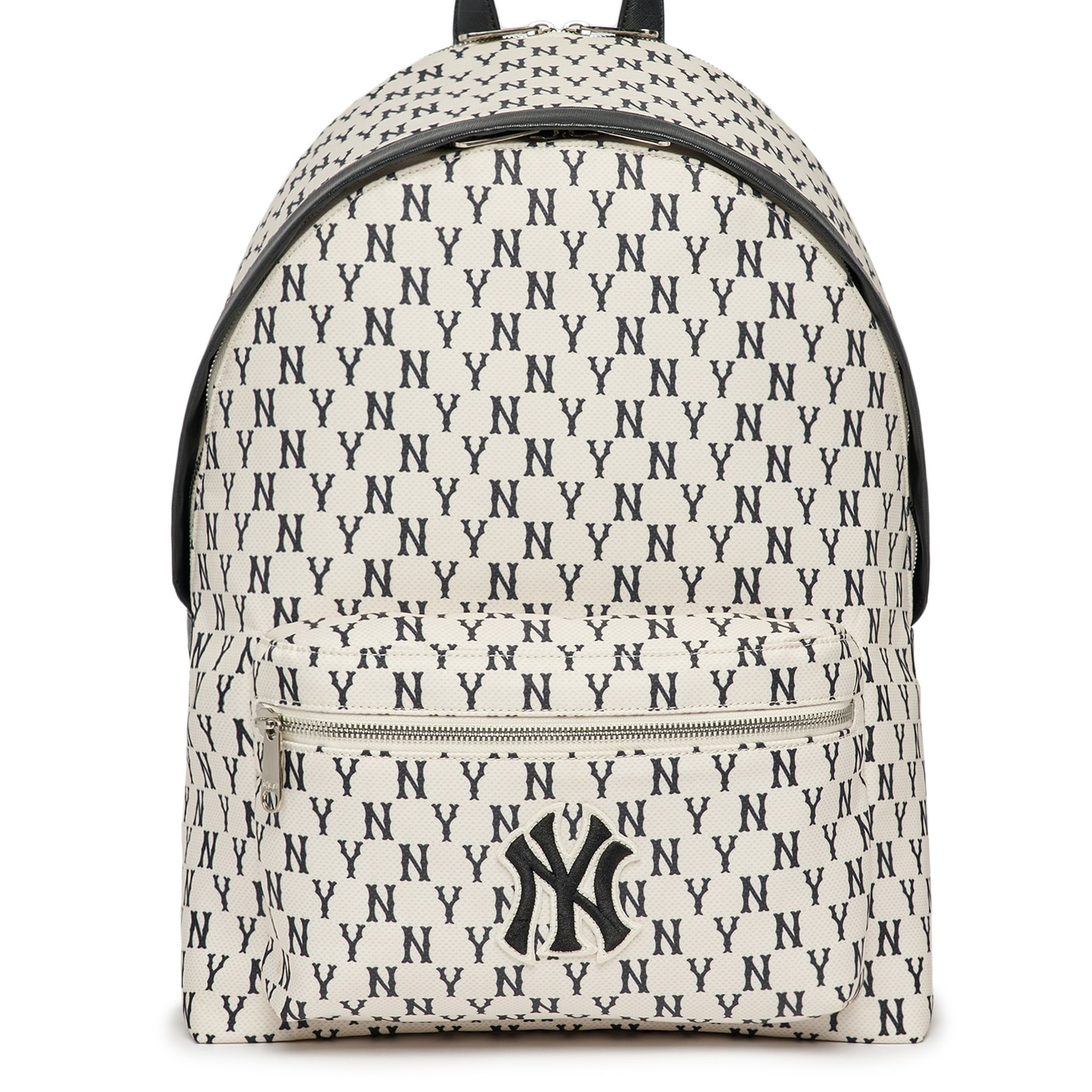 Balo MLB Monogram Diamond Embo Mini Backpack New York Yankees Màu Trắng   Caos Store