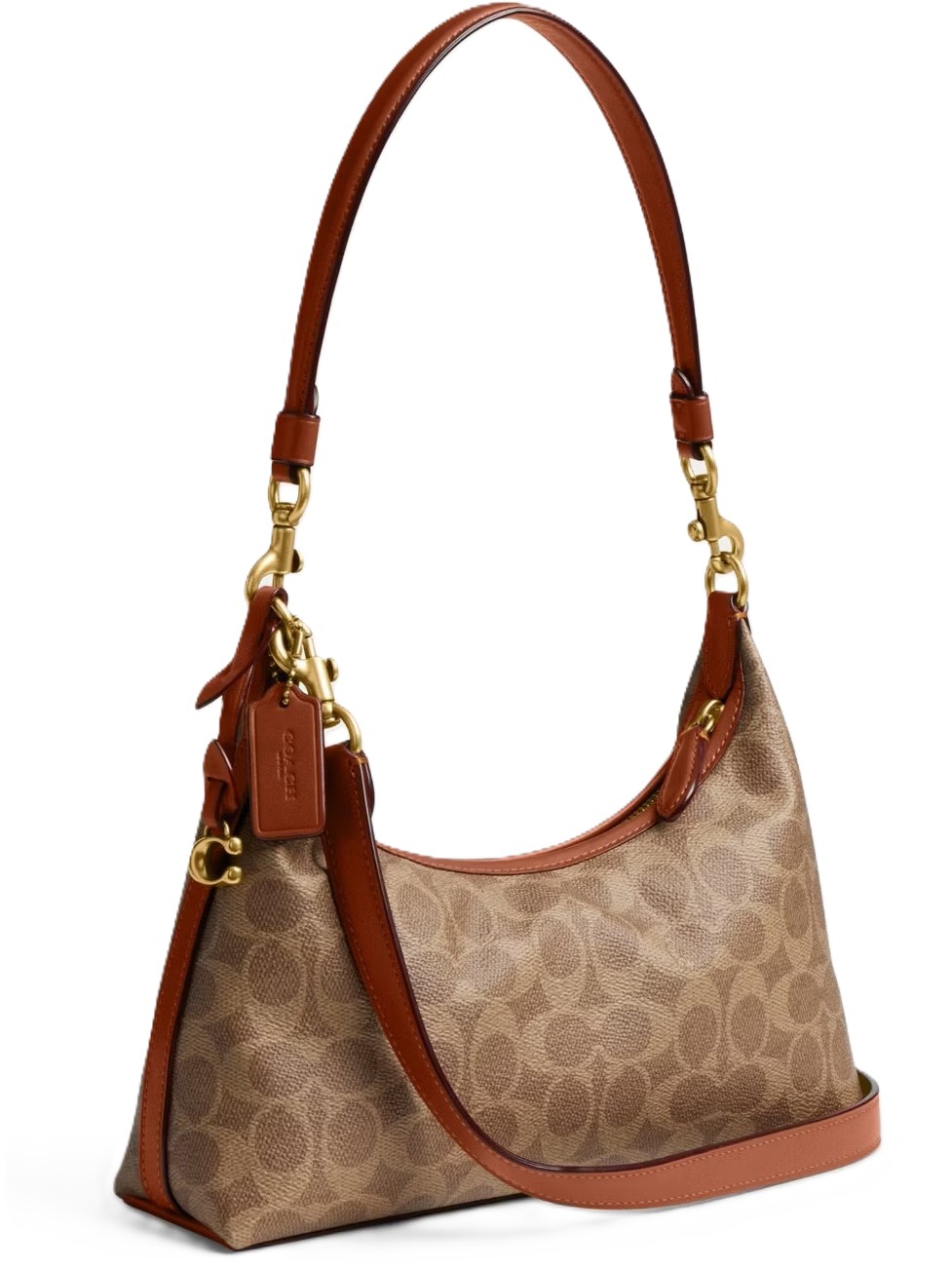 Túi Coach Juliet Shoulder Bag 25 In Signature Canvas Tan Caramel CAM26 1