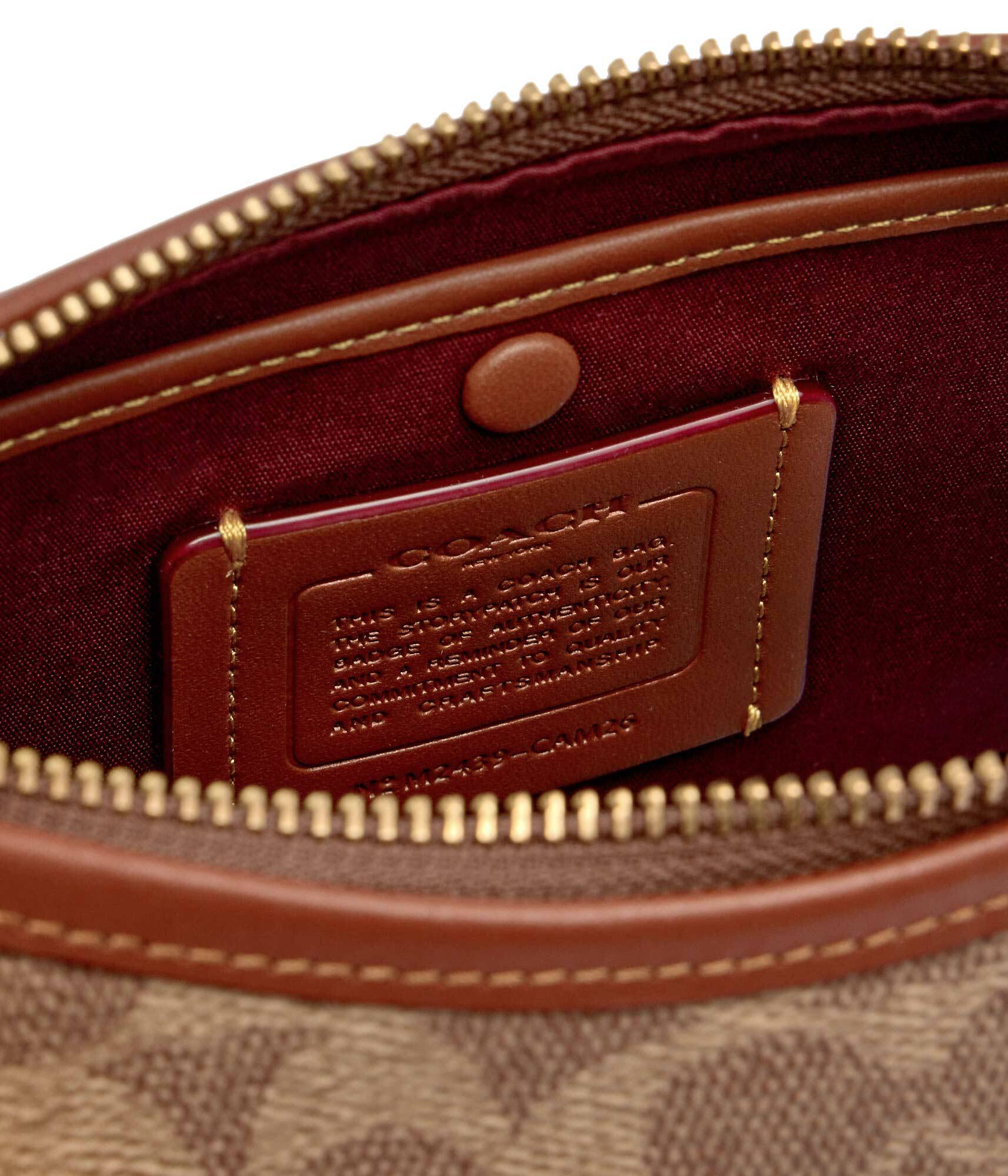 Túi Coach Juliet Shoulder Bag 25 In Signature Canvas Tan Caramel CAM26 3