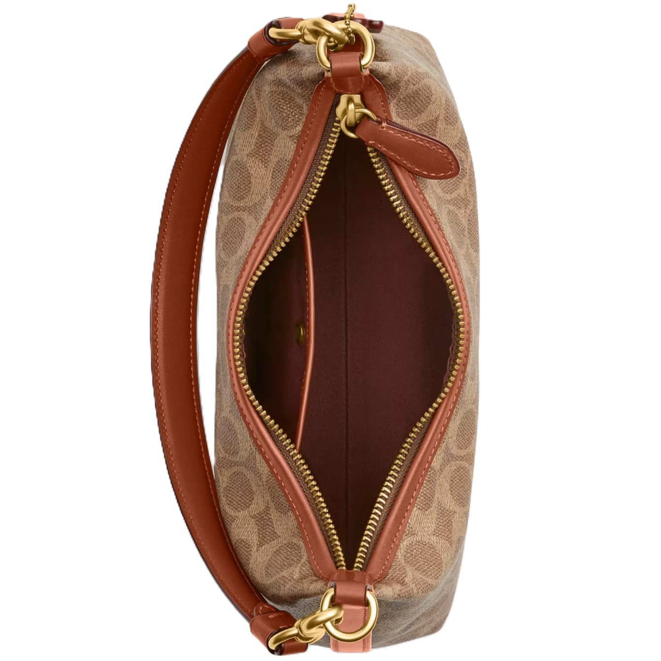 Túi Coach Juliet Shoulder Bag 25 In Signature Canvas Tan Caramel CAM26 7