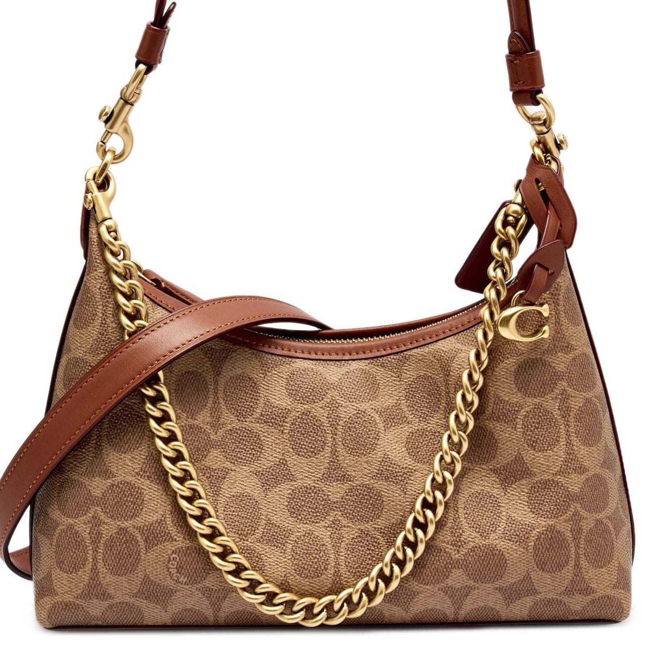 Túi Coach Juliet Shoulder Bag 25 In Signature Canvas Tan Caramel CAM26 9