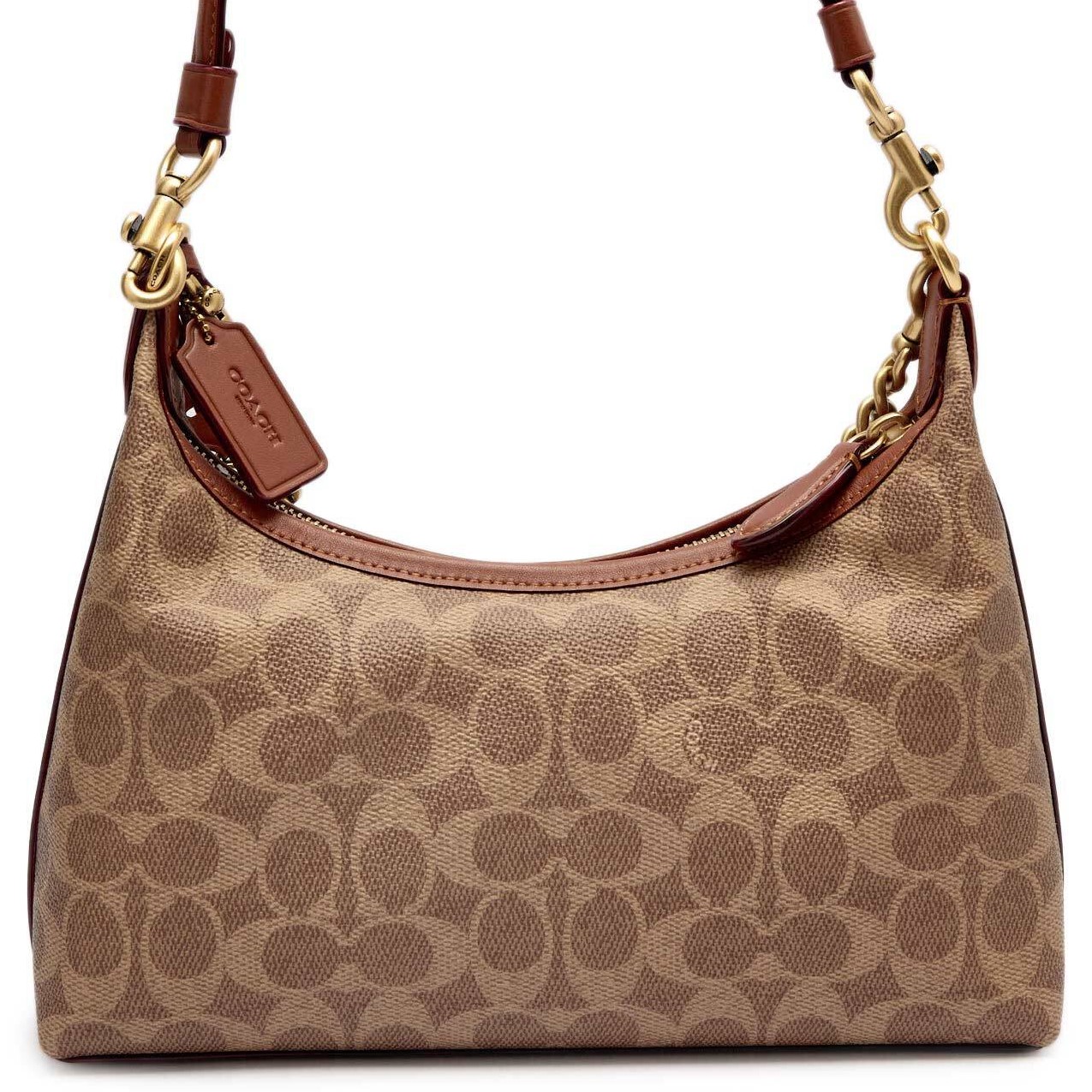 Túi Coach Juliet Shoulder Bag 25 In Signature Canvas Tan Caramel CAM26 10