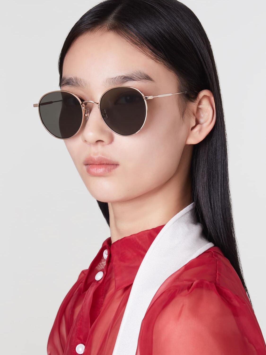 Mắt kính mát Gentle Monster Waterdrop 02 Silver Frame Sunglasses 9