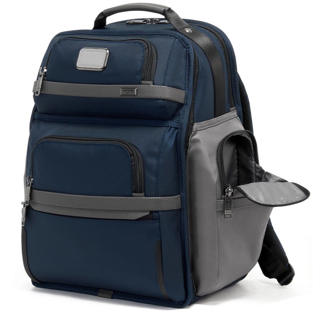 Balo Nam Tumi Alpha 3 Brief Pack Backpack Navy Grey 4
