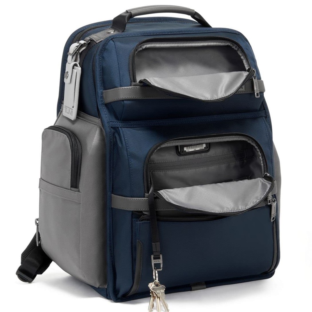 Balo Nam Tumi Alpha 3 Brief Pack Backpack Navy Grey 6