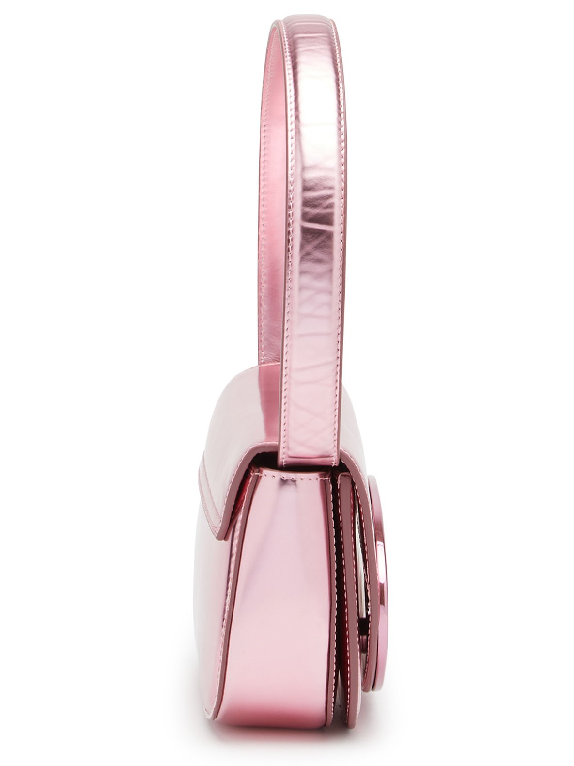 Túi xách nữ Diesel Womens 1DR Pink Mirrored Leather Shoulder Bag 3
