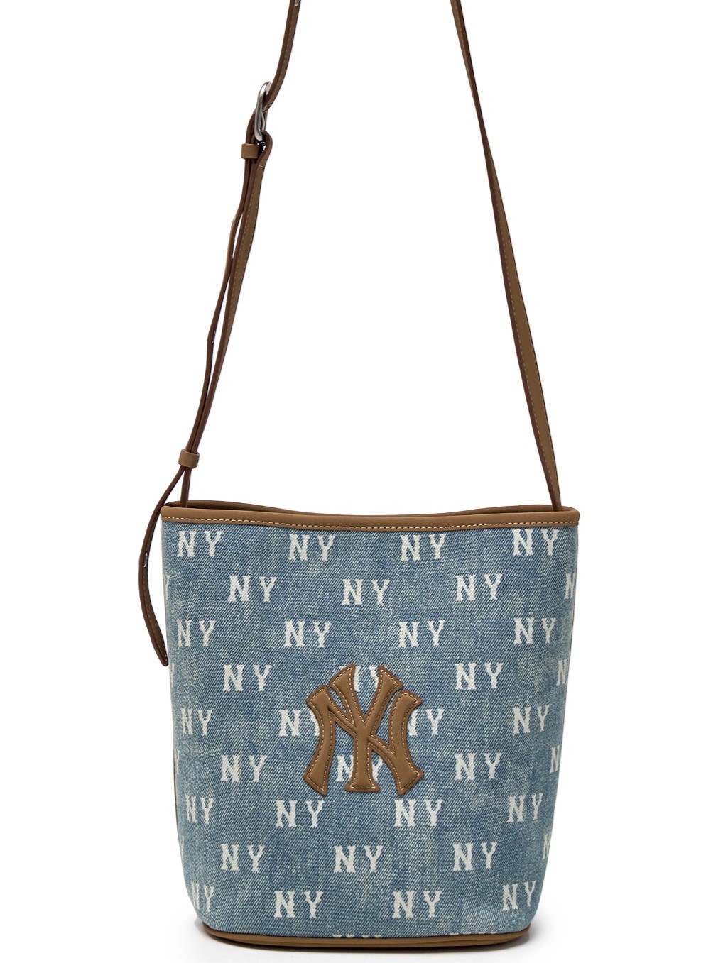 Túi Đeo Chéo MLB Classic Monogram Vintage Denim Bucket Bag New York Yankees Blue 3ABMMV65N-50BLL 7