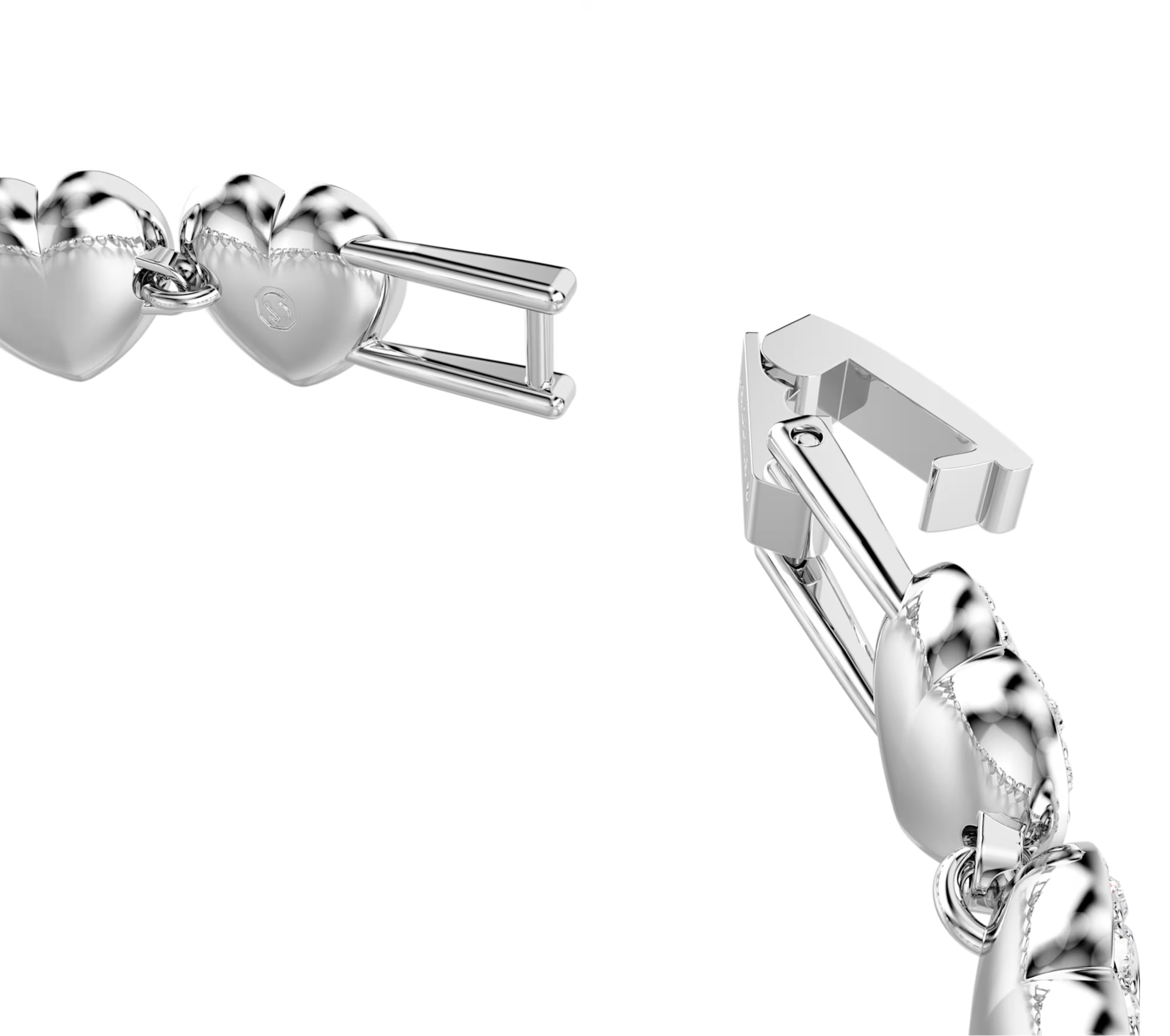 Vòng tay Ariana Grande x Swarovski Bracelet Mixed Cuts Heart White Rhodium Plated 5720860 1