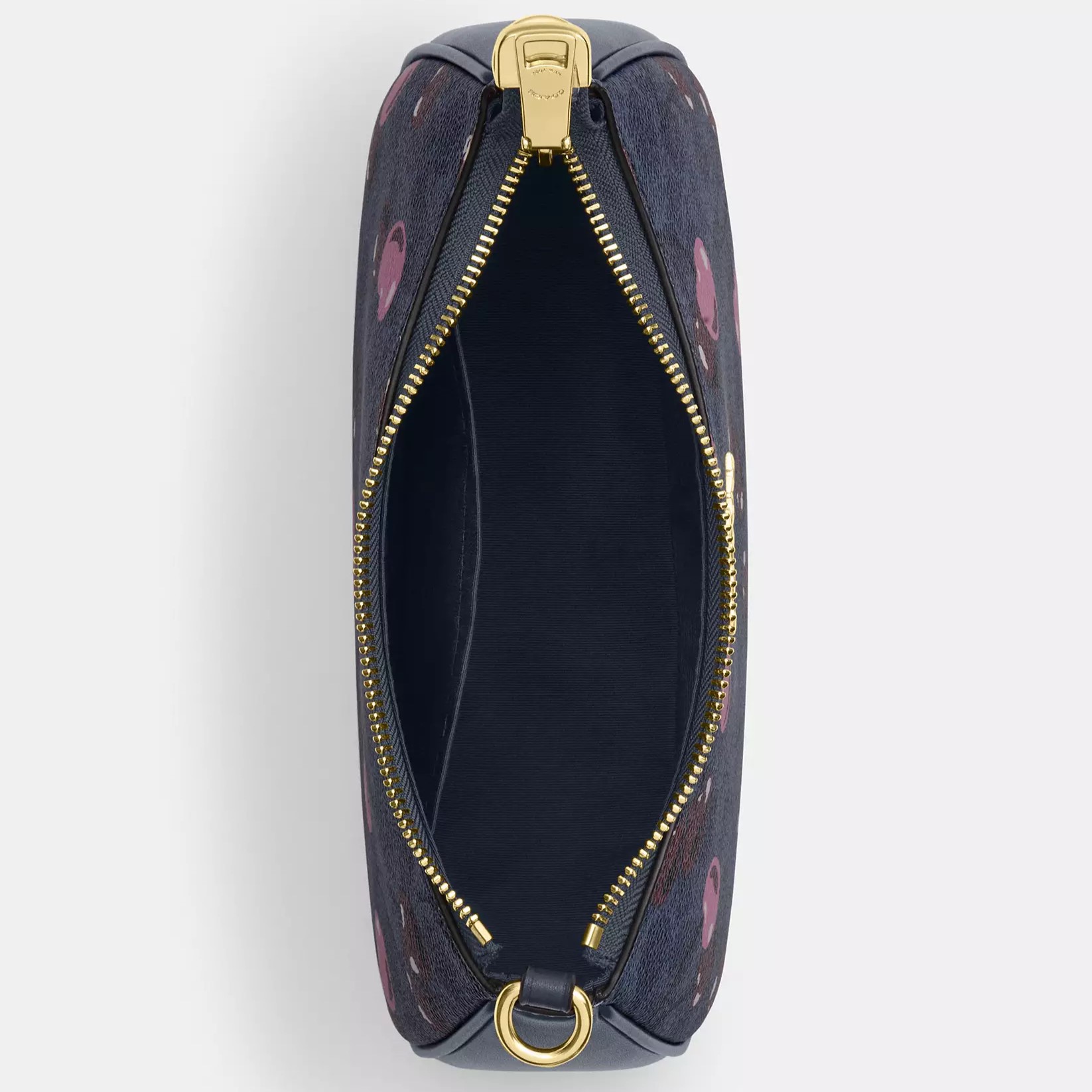 Túi kẹp nách Coach Teri Shoulder Bag In Signature Canvas With Cherry Print Denim Multi CY694 2