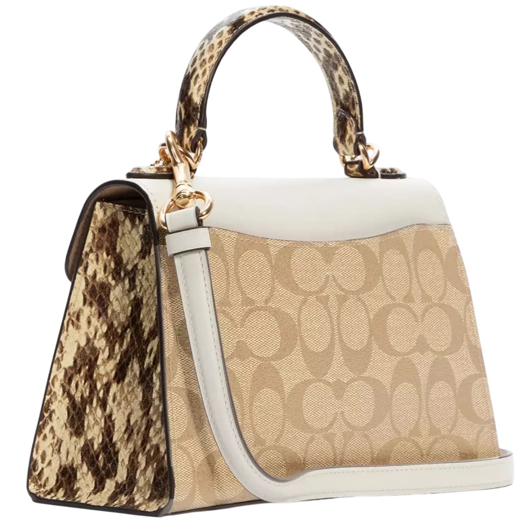 Túi Coach Pepper Satchel In Signature Canvas C1325 1