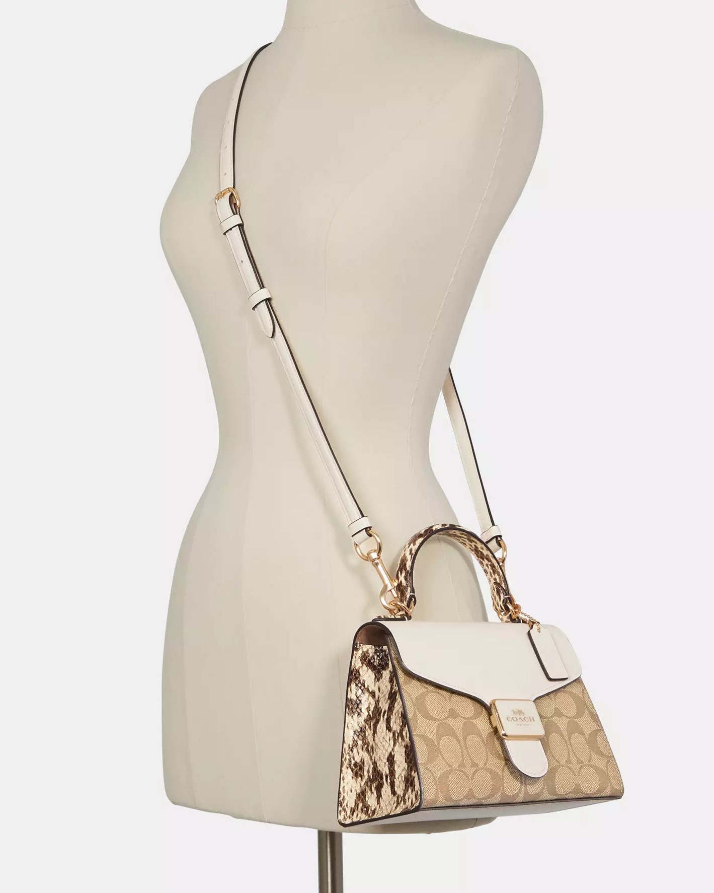 Túi Coach Pepper Satchel In Signature Canvas C1325 2