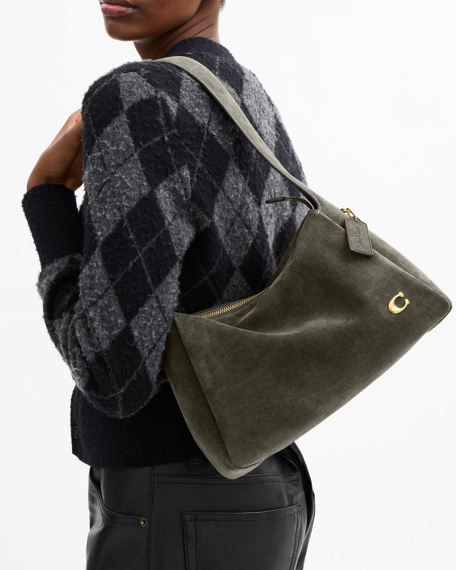 Túi đeo vai Coach Lola Shoulder Bag Green CCC48 5