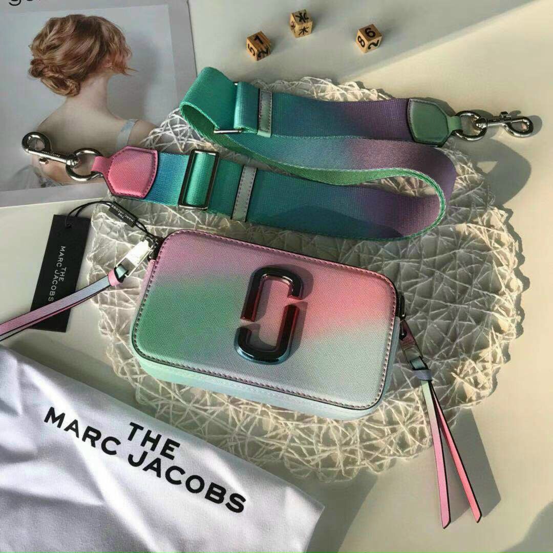 Túi đeo chéo nữ Marc Jacobs Airbrush da thật | Túi xách Snapshot Camera bag mẫu mới nhất 7