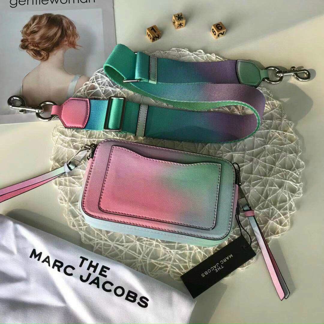 Túi đeo chéo nữ Marc Jacobs Airbrush da thật | Túi xách Snapshot Camera bag mẫu mới nhất 9