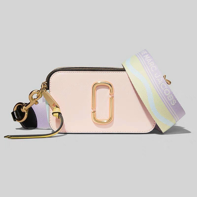 Túi đeo chéo nữ Marc Jacobs da thật màu hồng | Túi xách Snapshot Camera bag mẫu mới nhất 5