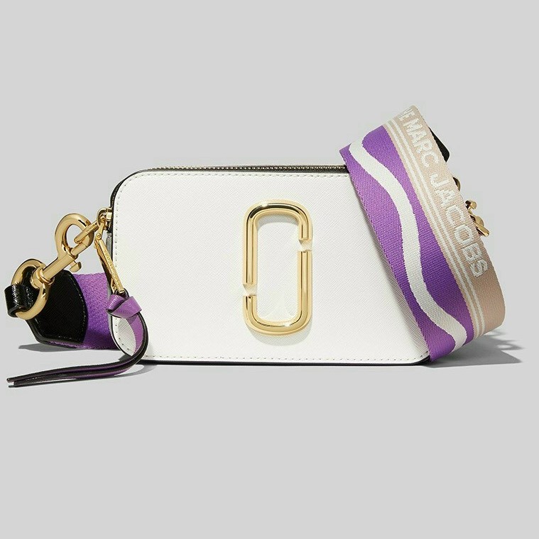 Túi đeo chéo nữ Marc Jacobs màu trắng da thật | Túi xách Camera bag mẫu mới nhất 6