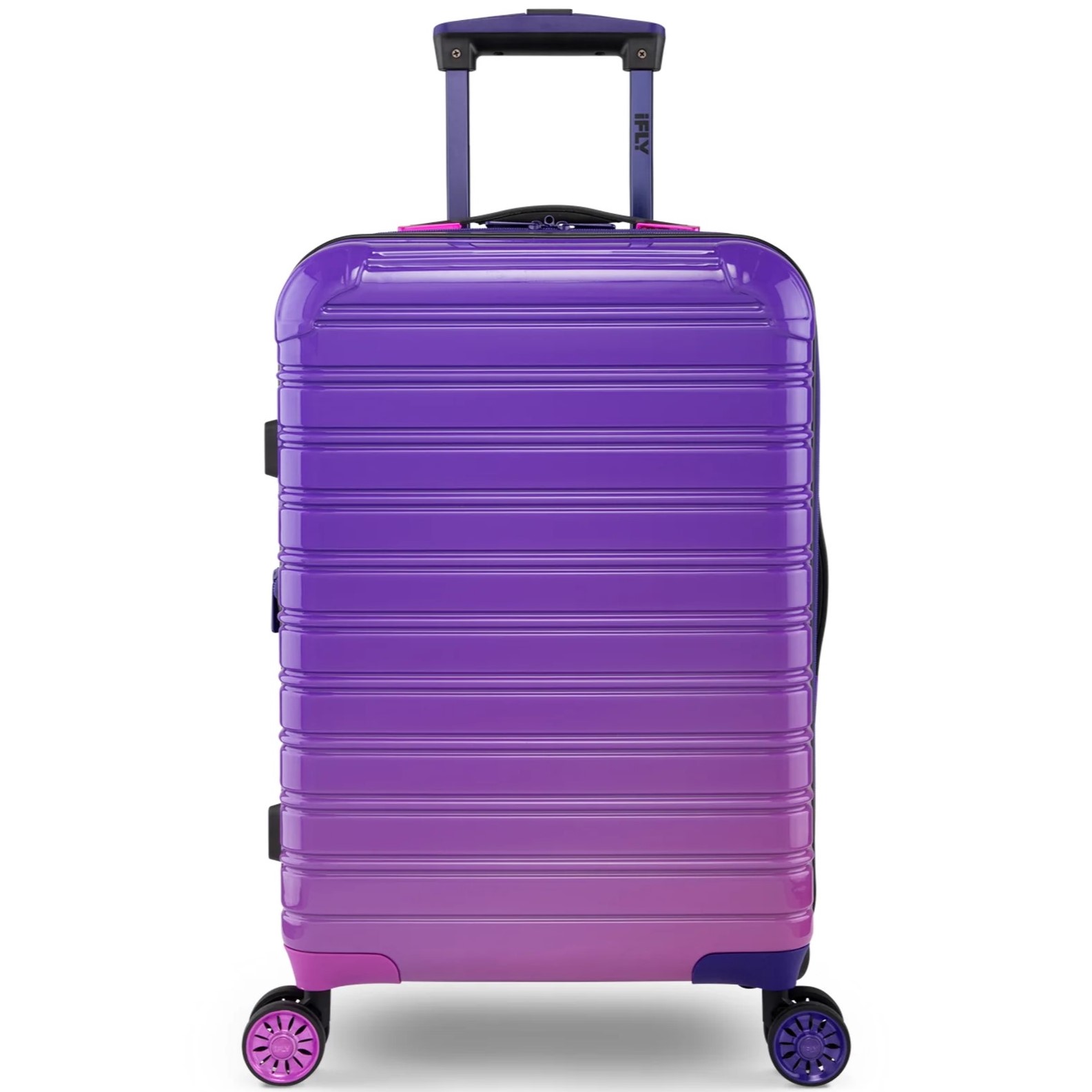 VALI DU LỊCH IFLY FIBERTECH OMBRE HARDSIDE LUGGAGE IN MIDNIGHT BERRY 2