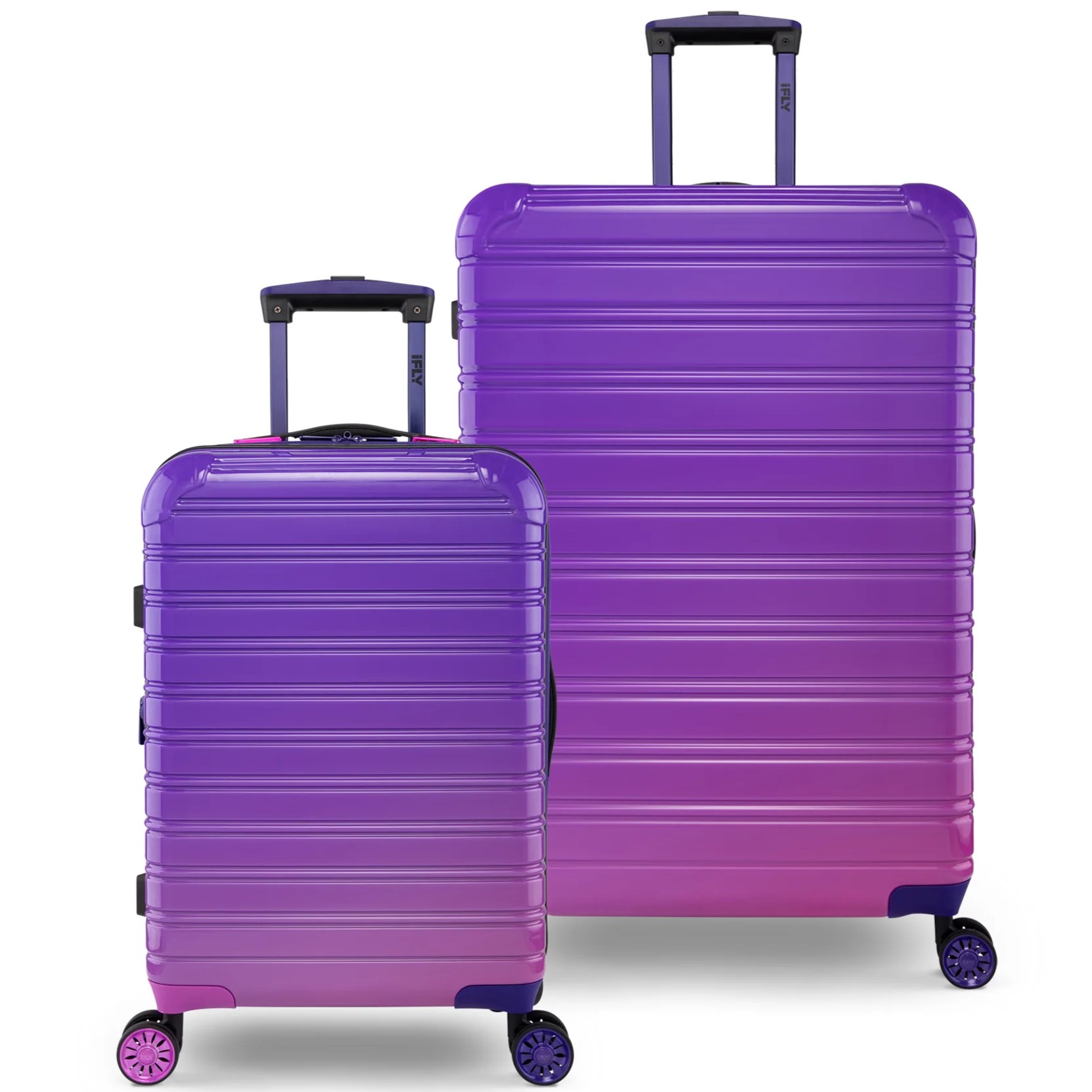 VALI DU LỊCH IFLY FIBERTECH OMBRE HARDSIDE LUGGAGE IN MIDNIGHT BERRY 13