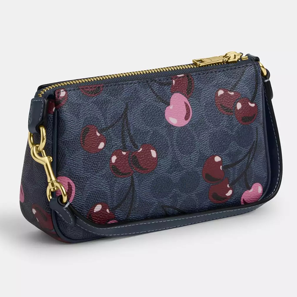 Túi đeo vai Coach Nolita 19 In Signature Canvas With Cherry Print CZ011 7