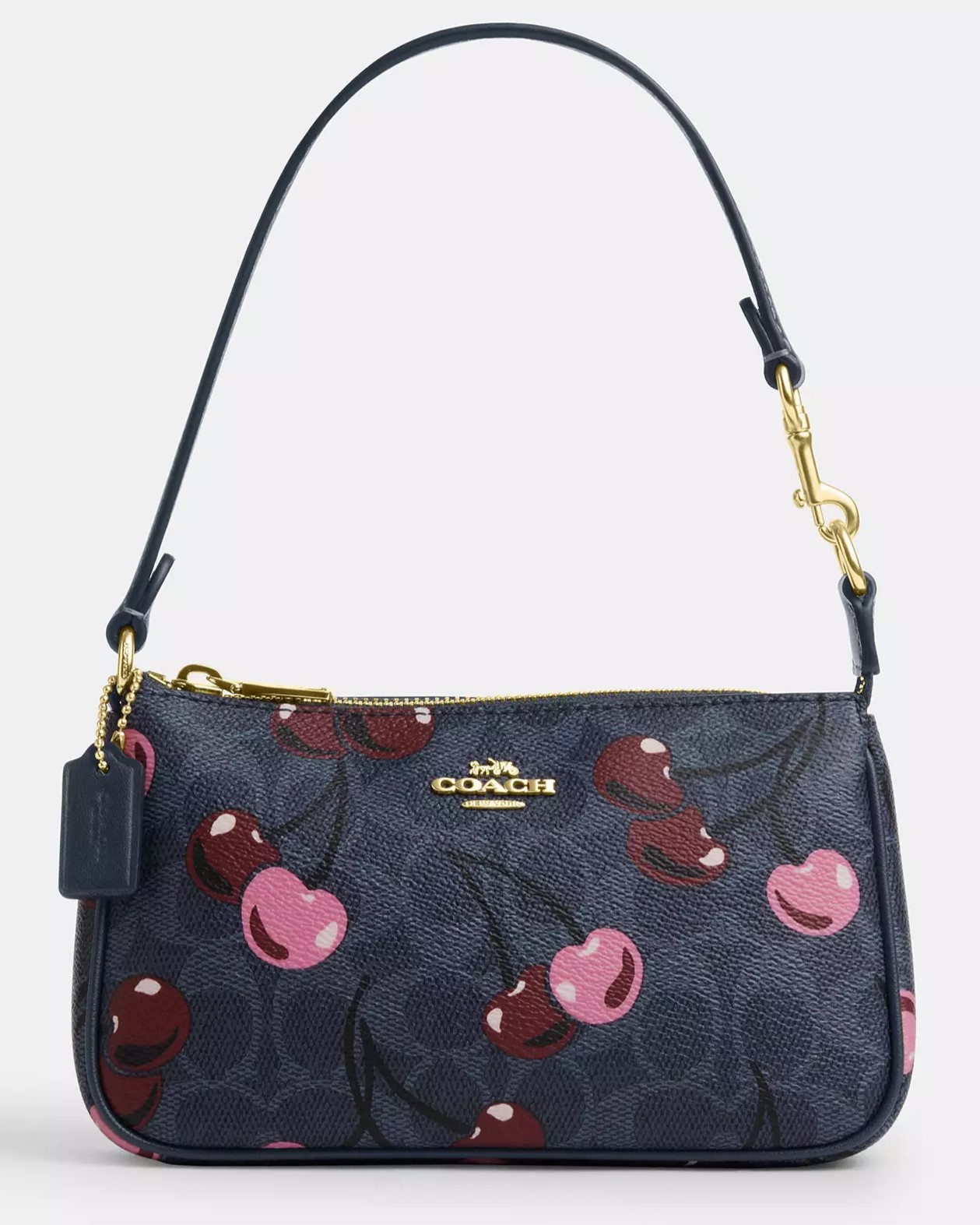 Túi đeo vai Coach Nolita 19 In Signature Canvas With Cherry Print CZ011 8