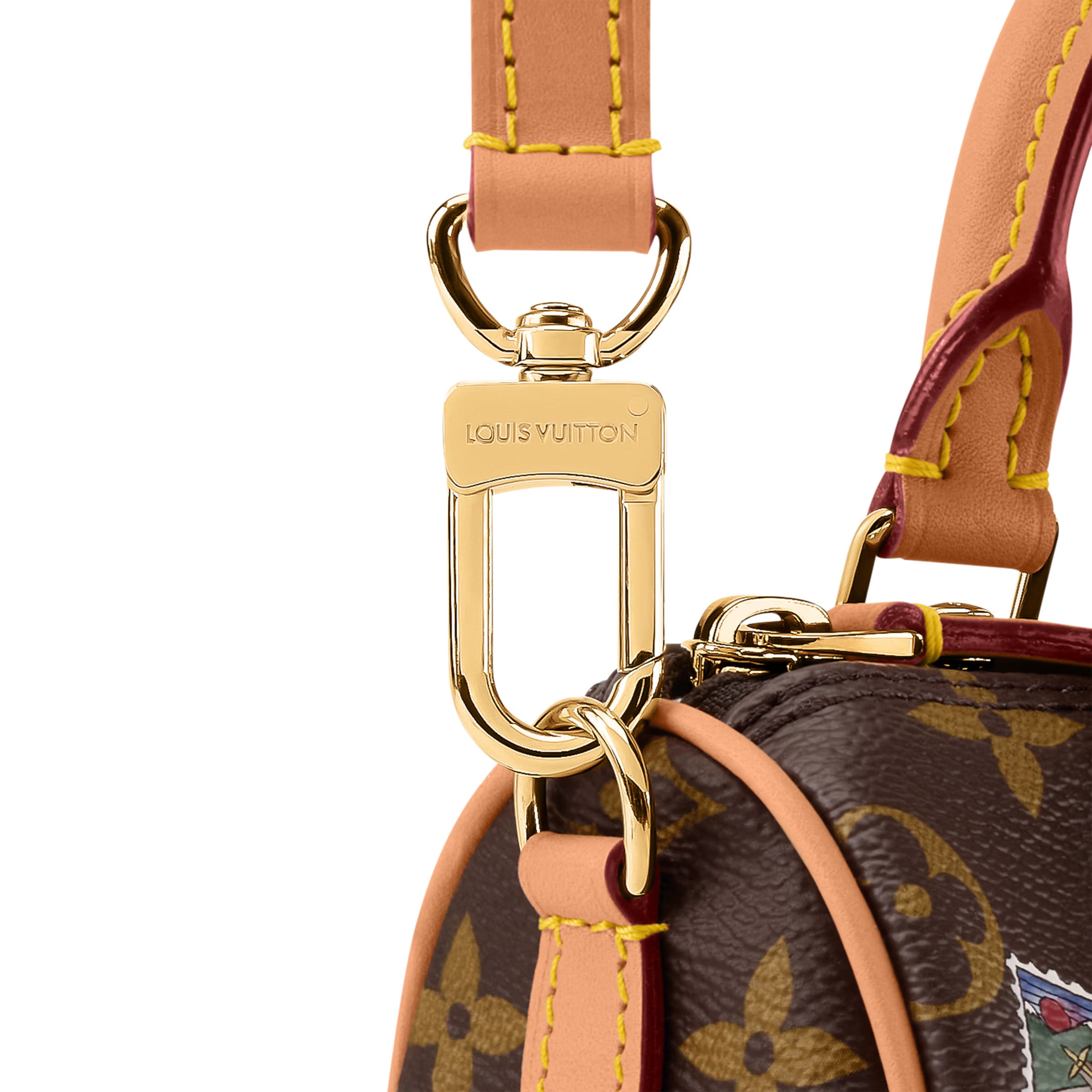 Túi Louis Vuitton Nano Speedy Monogram Snowy Pearl 6