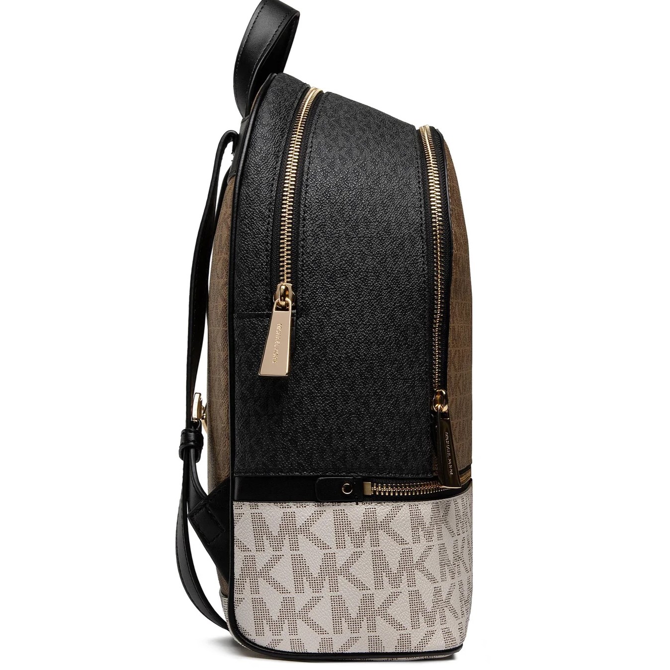 Balo Michael Kors Rhea Medium Color-block Logo Backpack in Musk Multi 1