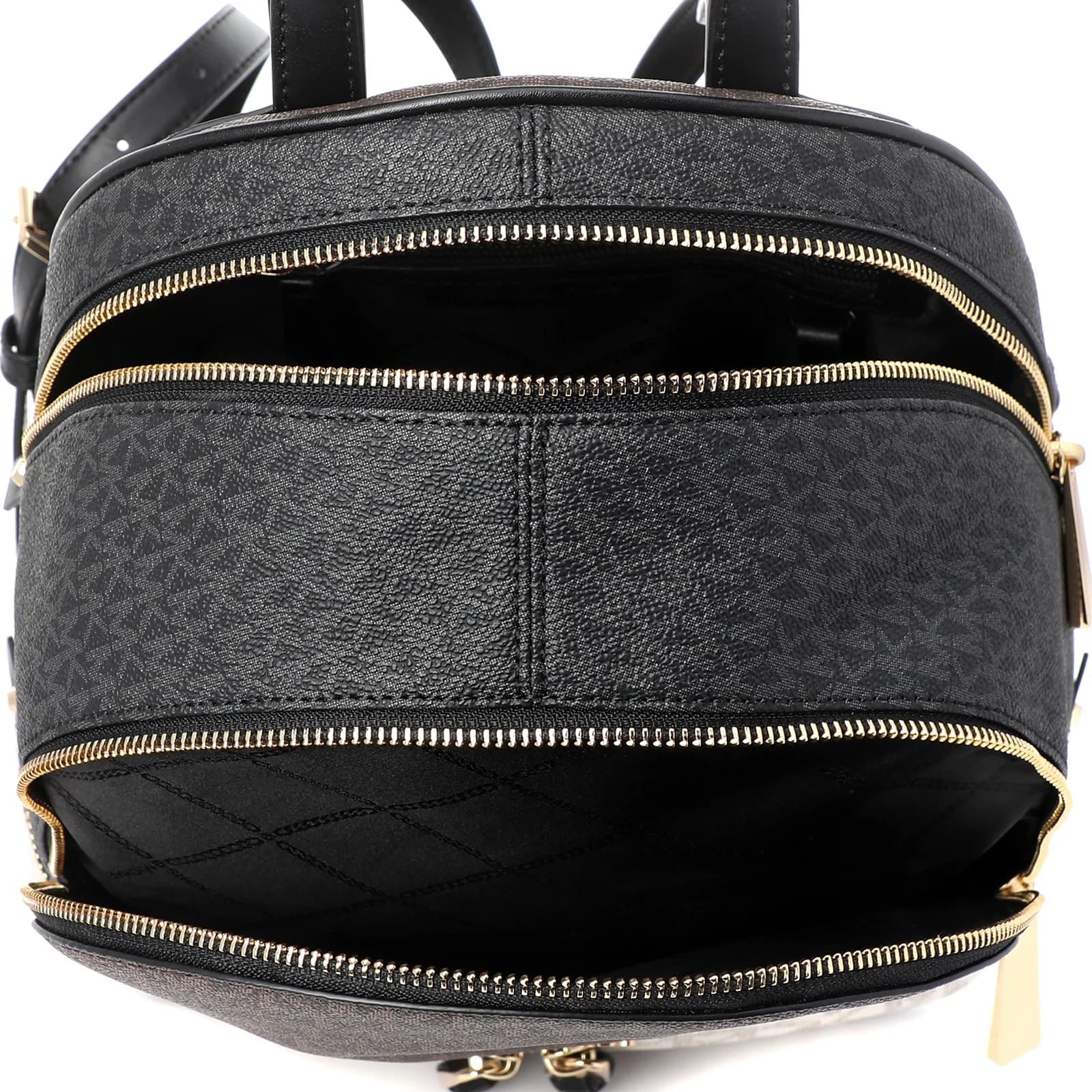 Balo Michael Kors Rhea Medium Color-block Logo Backpack in Musk Multi 4