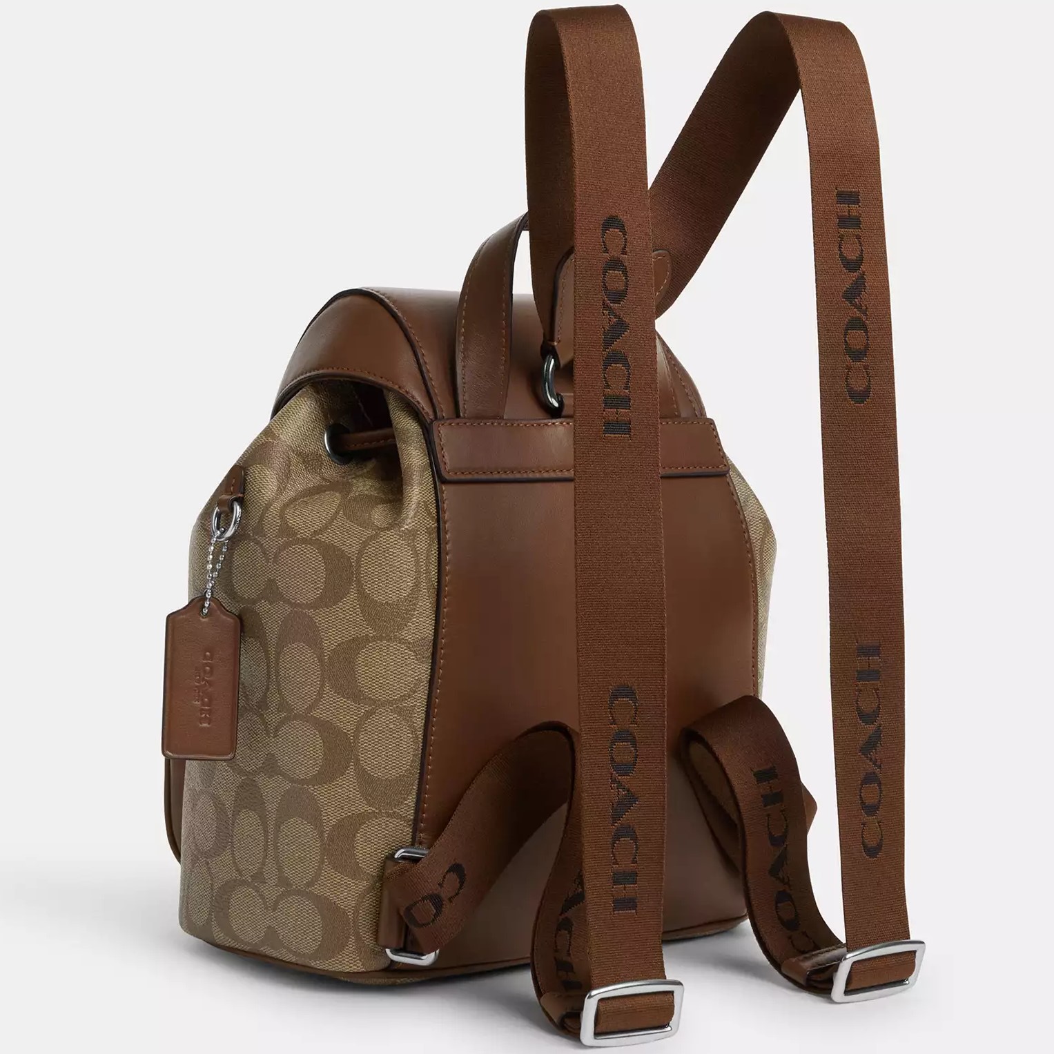 BALO NỮ COACH PACE BACKPACK IN SIGNATURE CANVAS CR130 MÀU NÂU 4