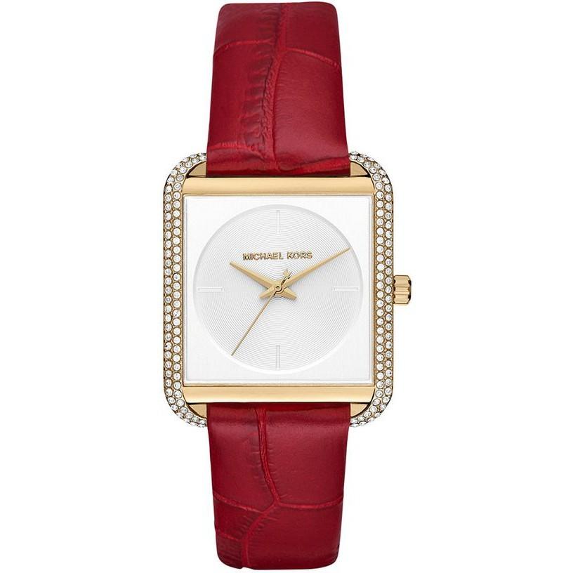 ĐỒNG HỒ NỮ MICHAEL KORS LAKE GLITZ RED LEATHER LADIES WATCH MK2623 4