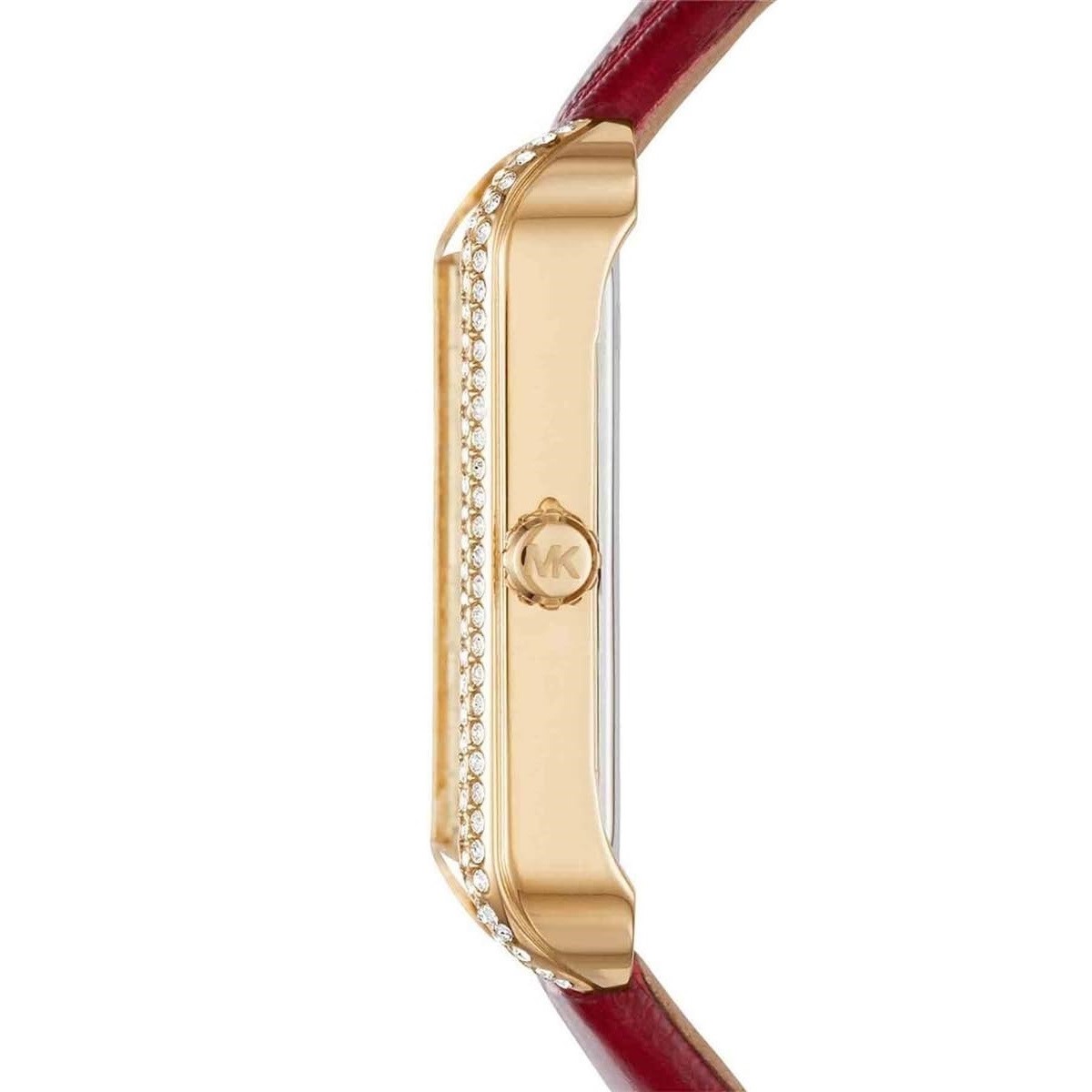 ĐỒNG HỒ NỮ MICHAEL KORS LAKE GLITZ RED LEATHER LADIES WATCH MK2623 6