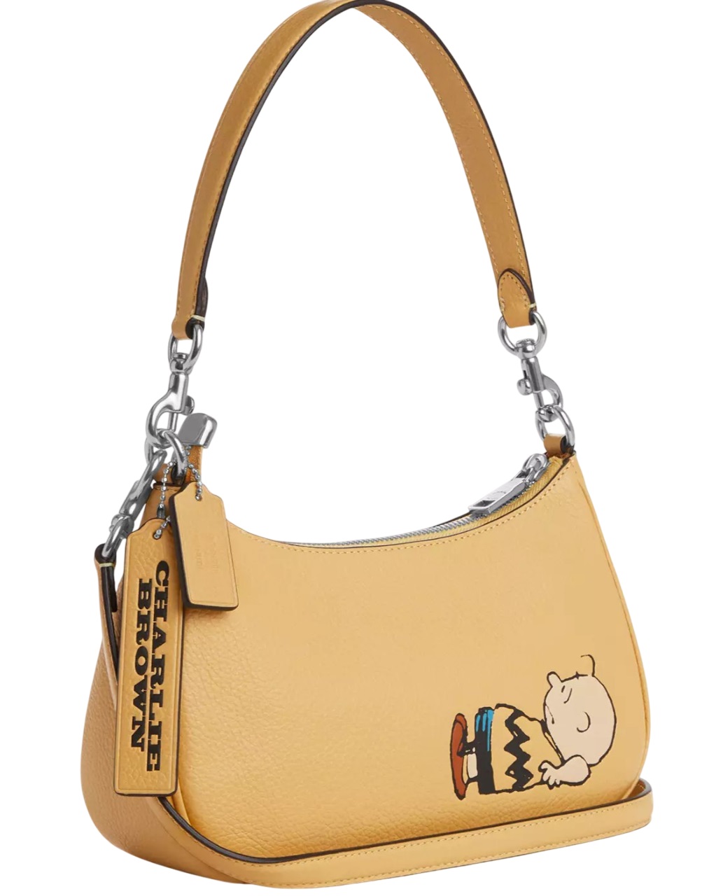 Túi Coach X Peanuts Teri Shoulder Bag With Charlie Brown Hay Multi CBJ83 9