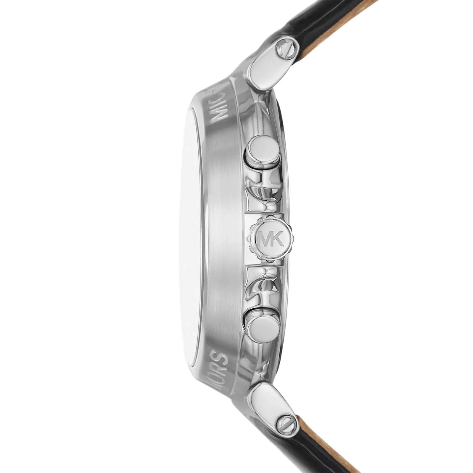 Đồng hồ nữ Michael Kors Maren Silver-Tone and Crocodile Embossed Leather MK7499 10