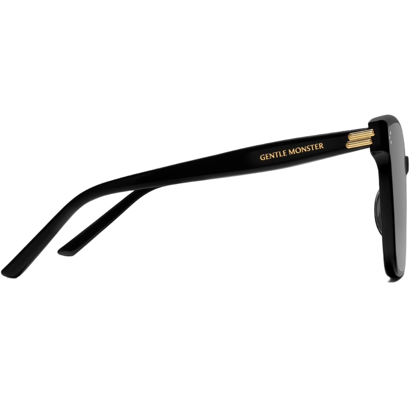 Kính Gentle Monster New Her 01 Classic Square Sunglasses With a Black Acetate Frame 1
