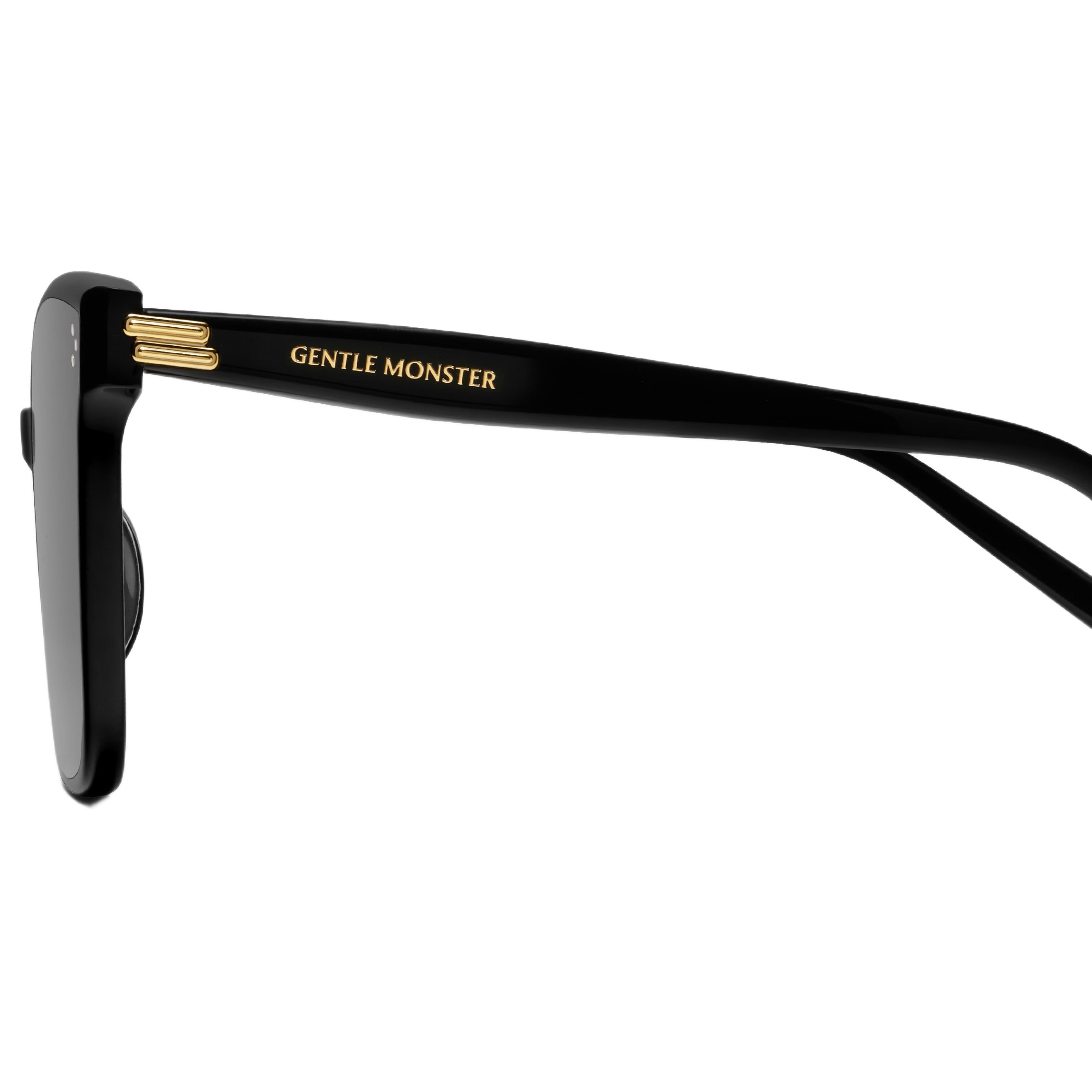 Kính Gentle Monster New Her 01 Classic Square Sunglasses With a Black Acetate Frame 2