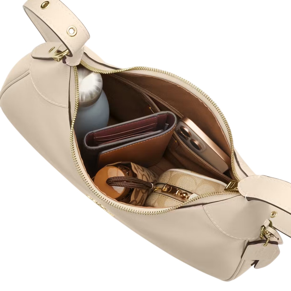 Túi đeo chéo Coach Ella Shoulder Bag Oat CCE48 1