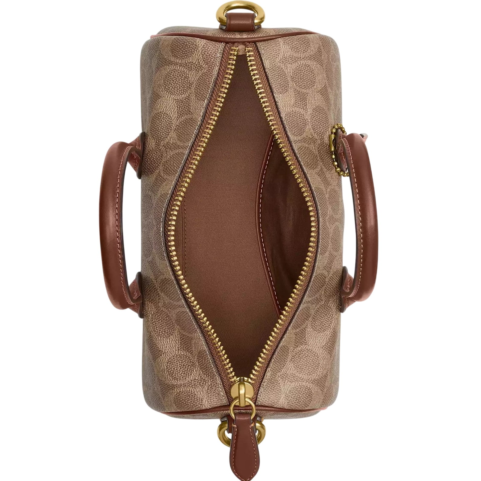 Túi Coach Compass Bag 25 In Signature Canvas Tan Multi CCF49 4