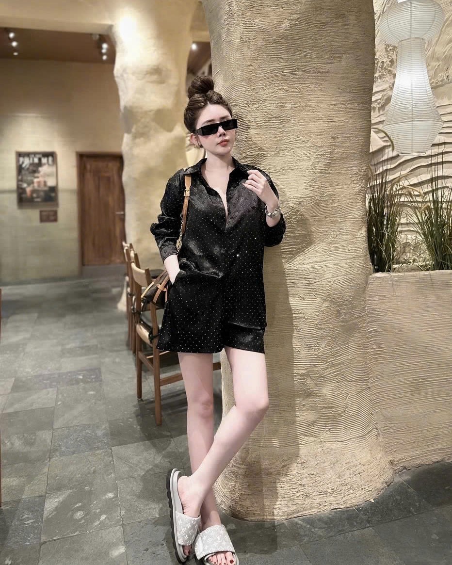 Set bộ sơ mi quần ngắn LV 5