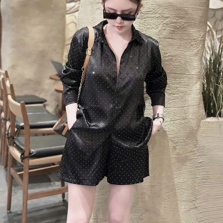 Set bộ sơ mi quần ngắn LV 10
