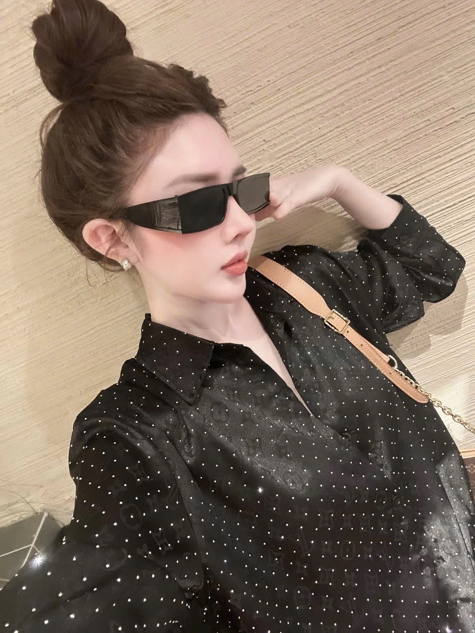 Set bộ sơ mi quần ngắn LV 12