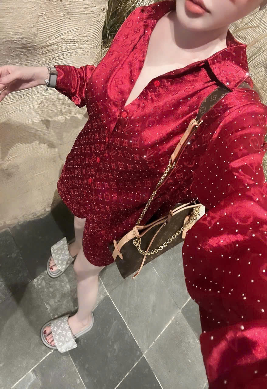 Set bộ sơ mi quần ngắn LV 14