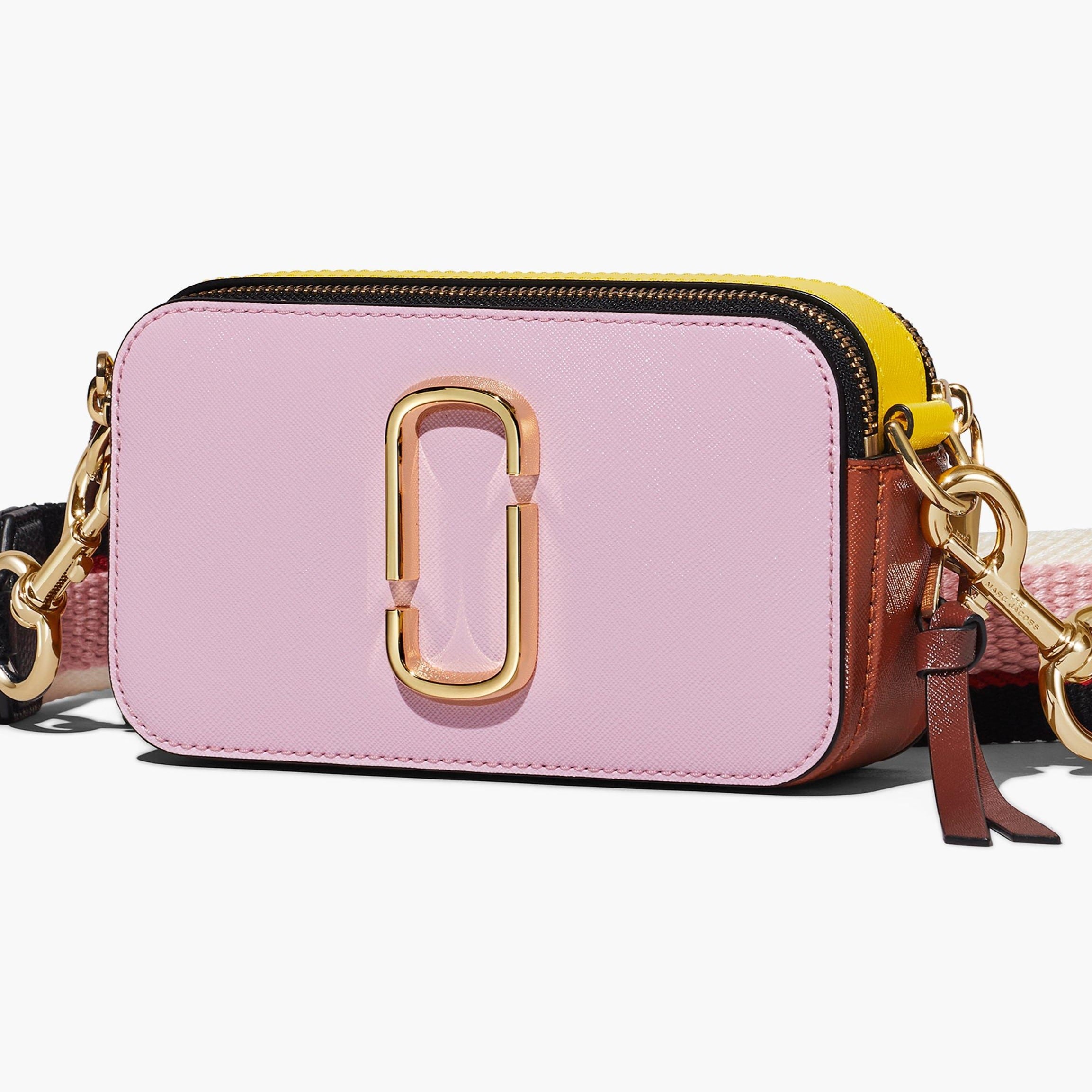 Túi đeo chéo Marc Jacobs màu hồng The Colorblock Snapshot Camera Bag Sweet Dreams Multi 3