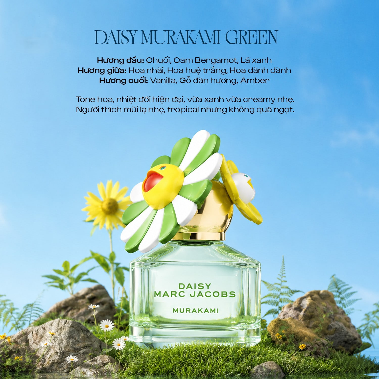 Nước Hoa Nữ Marc Jacobs Daisy Murakami Green Limited Edition Eau De Parfum 50ml 1