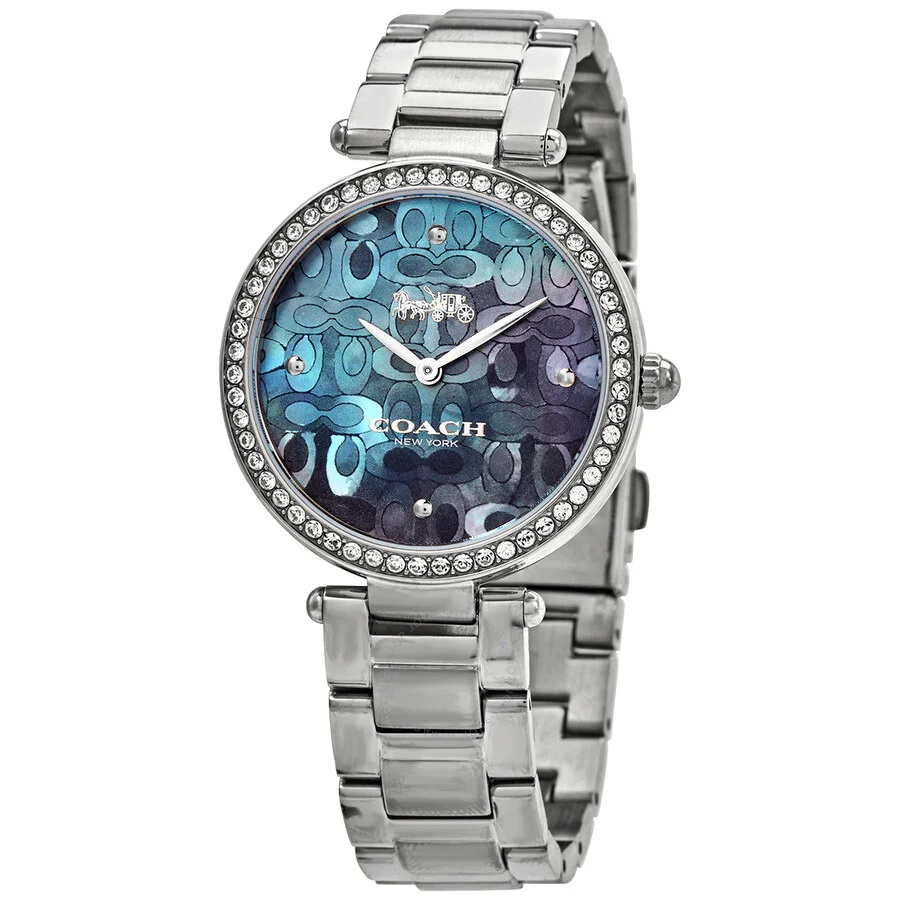 Đồng hồ nữ Coach Park Mother of Pearl Blue Dial Silver Steel Strap Watch for Women 14503224 9